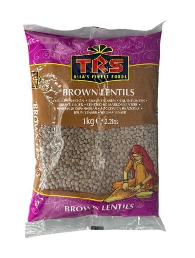 TRS Masoor Brown Whole 1 kg [10 X 1 kg]