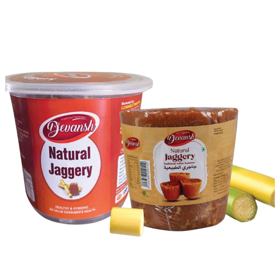 Devansh Natural Jaggery Dhep [18 X 900 gm]