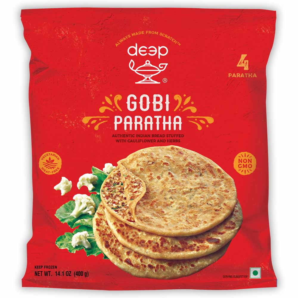 DEEP FRZ GOBI PARATHA[ 400 gm X 24 ]