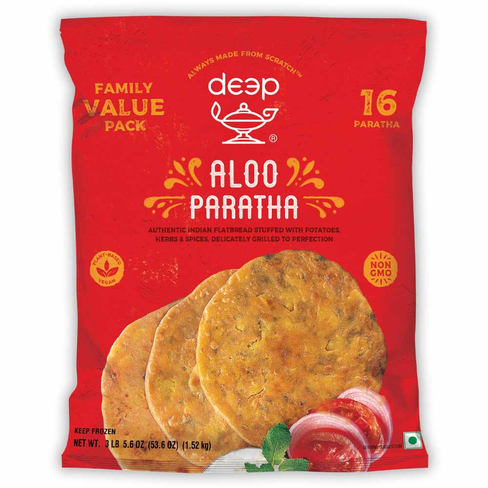 DEEP FRZ ALOO PARATHA FAMILY PACK[1520 gm X 08 ]