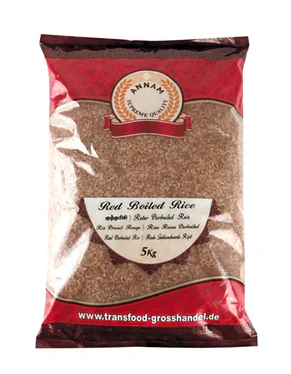 Annam Red Parboiled Matta Rice 1Kg - [20 X 1Kg]