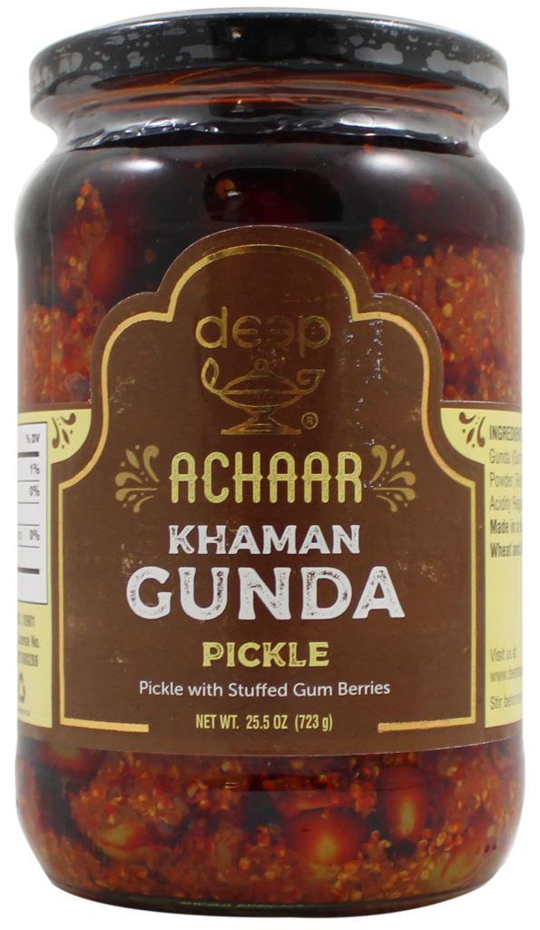 DEEP KHAMAN GUNDA PICKLE [ 283 gm X 12 Pack]