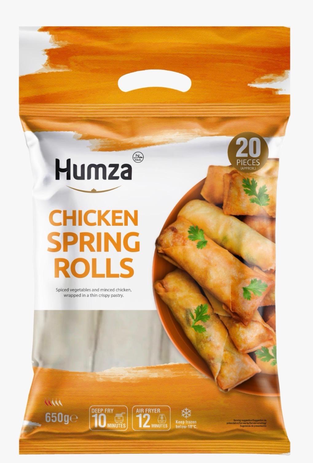 Humza Chicken Spring Roll 10x650g (20 Pcs)