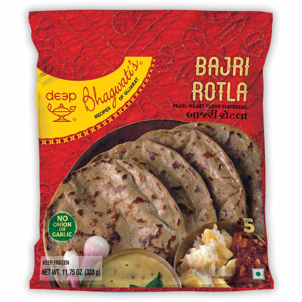 DEEP FRZ BHAGWATIS BAJRI ROTLA [ 333 gm X 24 ]