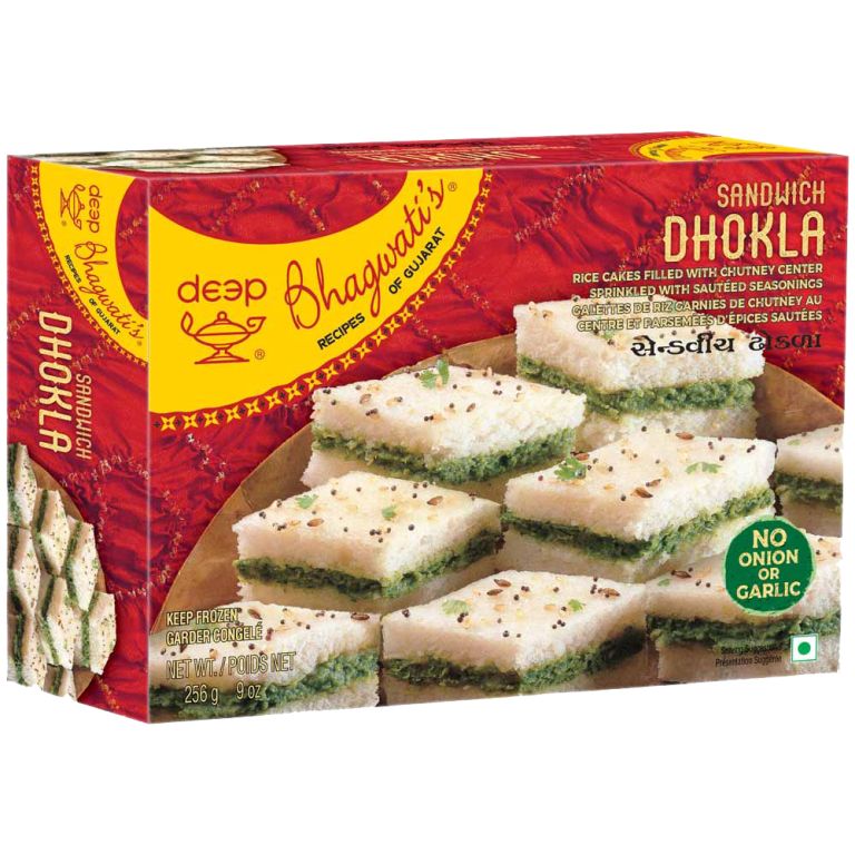 DEEP FRZ BHAGWATIS VEG. SANDWICH DHOKLA[ 255 gm X 12 ]