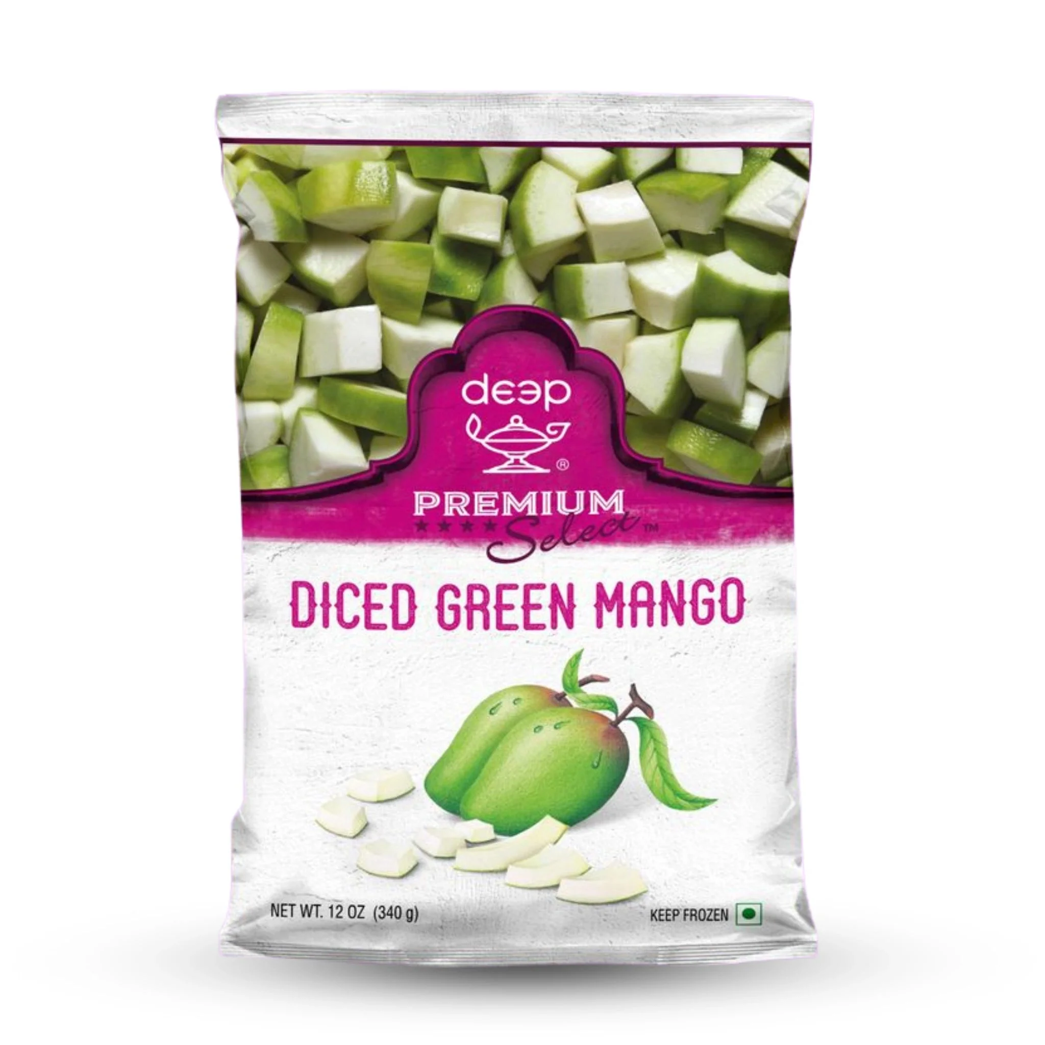 DEEP FRZ GREEN MANGO DICE[ 340 gm X 24 ]