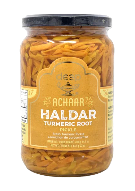 DEEP HALDAR TURMERIC ROOT PICKLES [ 283 gm X 12 Pack]