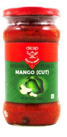 DEEP MANGO CUT PICKLE W/O GARLIC [ 300 gm X 12 Pack ]