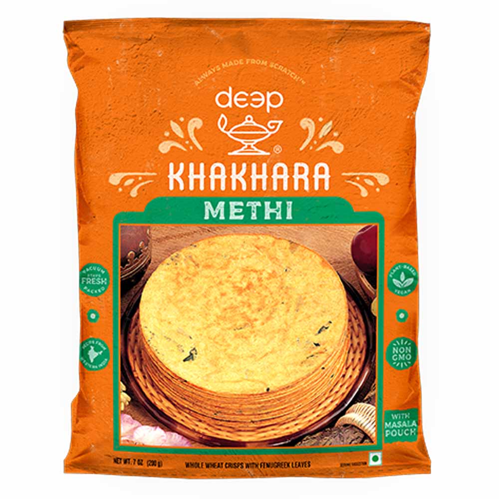 DEEP METHI  KHAKHARA [ 200 gm X 32 Pack ]