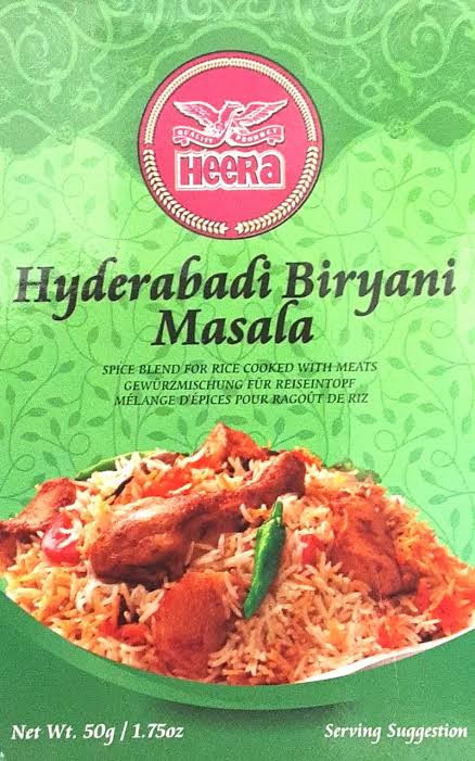 Heera Hydrabadi Biryani Masala (6) [ 10X50G ]
